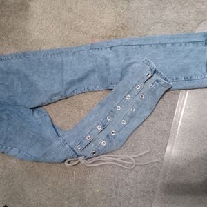Xl tie up back with studs brand new